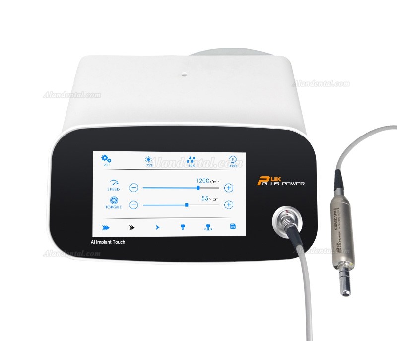 Pluspower® Ai Touch Dental Implant Surgery Motor Machine with 20:1 Contra-angle